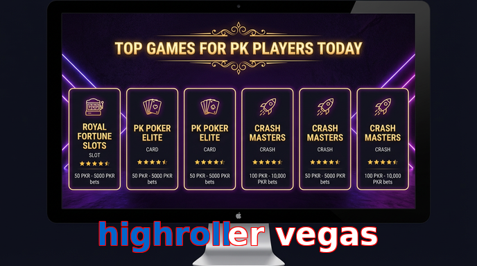 Payment and PKR controls in Highroller Vegas