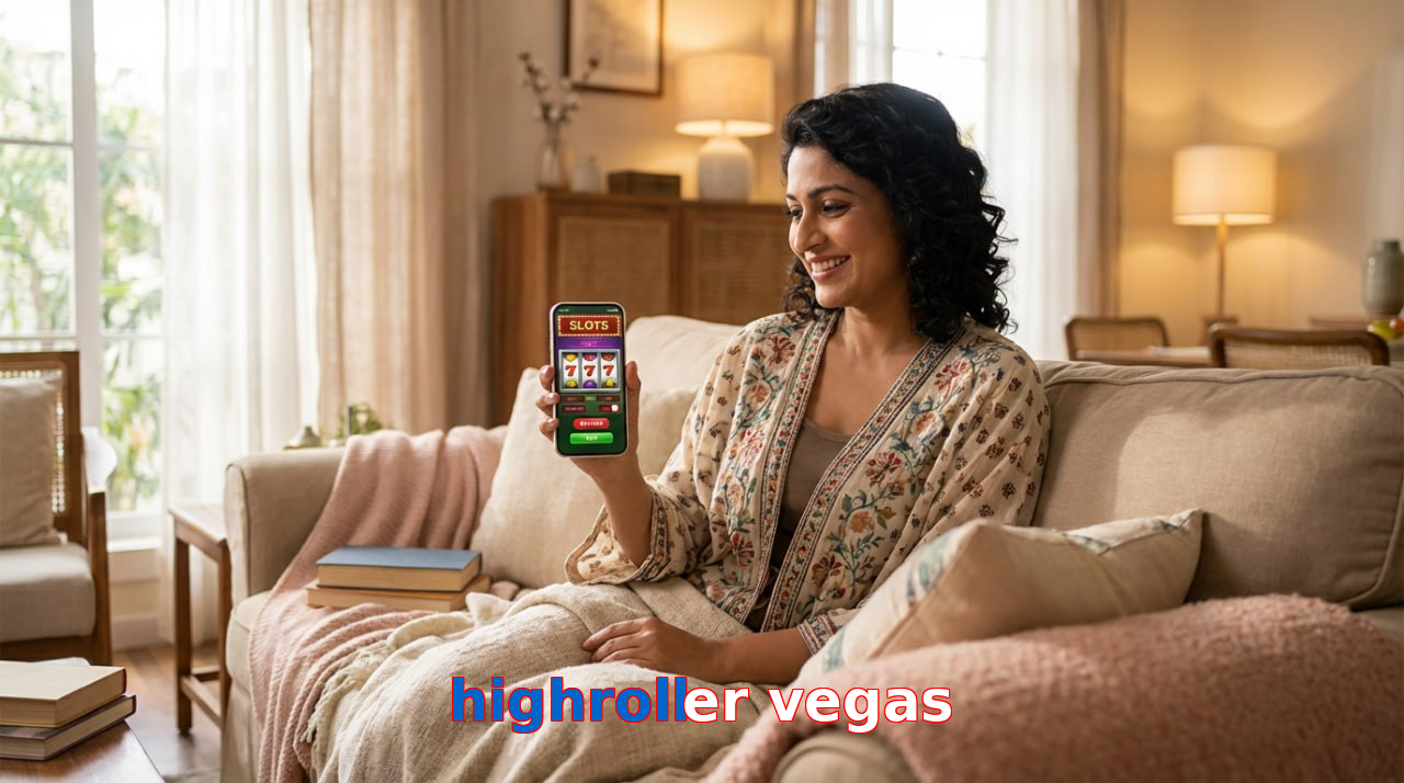 Main screen of Highroller Vegas online page for PK players